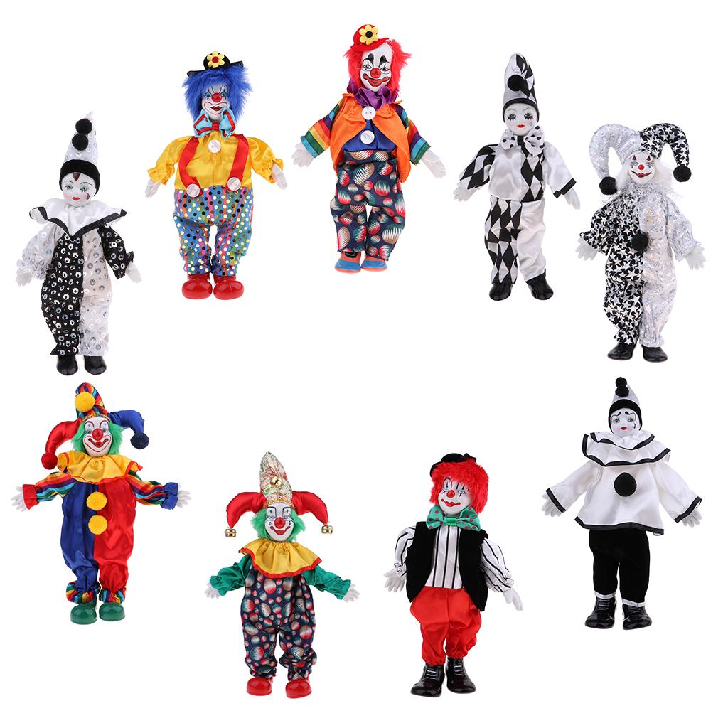 Handmade Porcelain Clown Dolls - огляд і ціна Vintage Collectible Porcelain Dolls