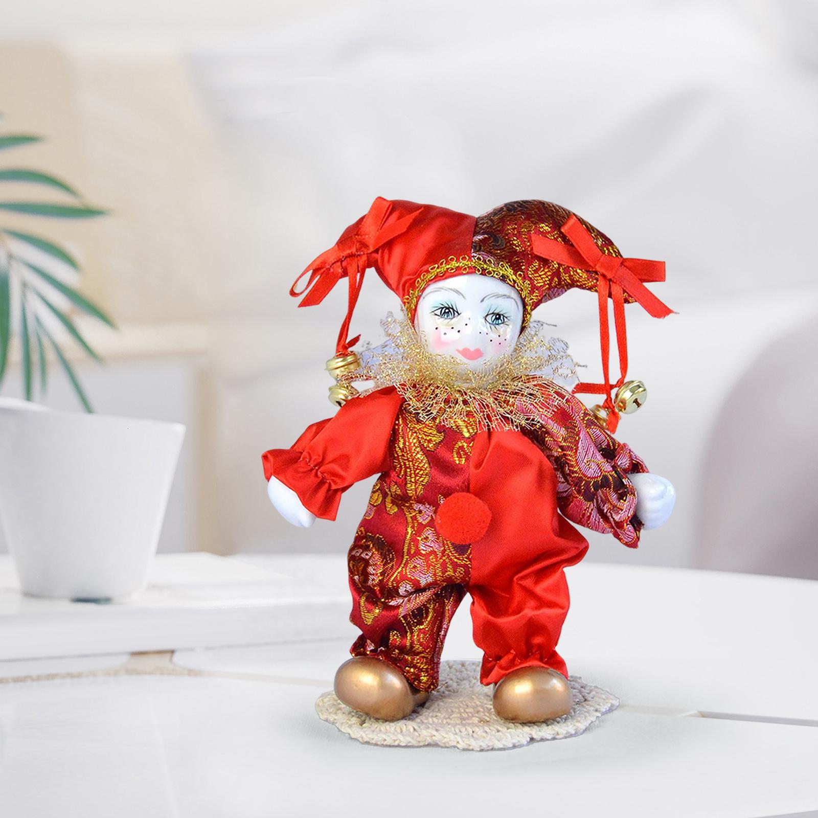7 inch Clown dolls Display Ant - огляд і ціна Vintage Collectible Porcelain Dolls